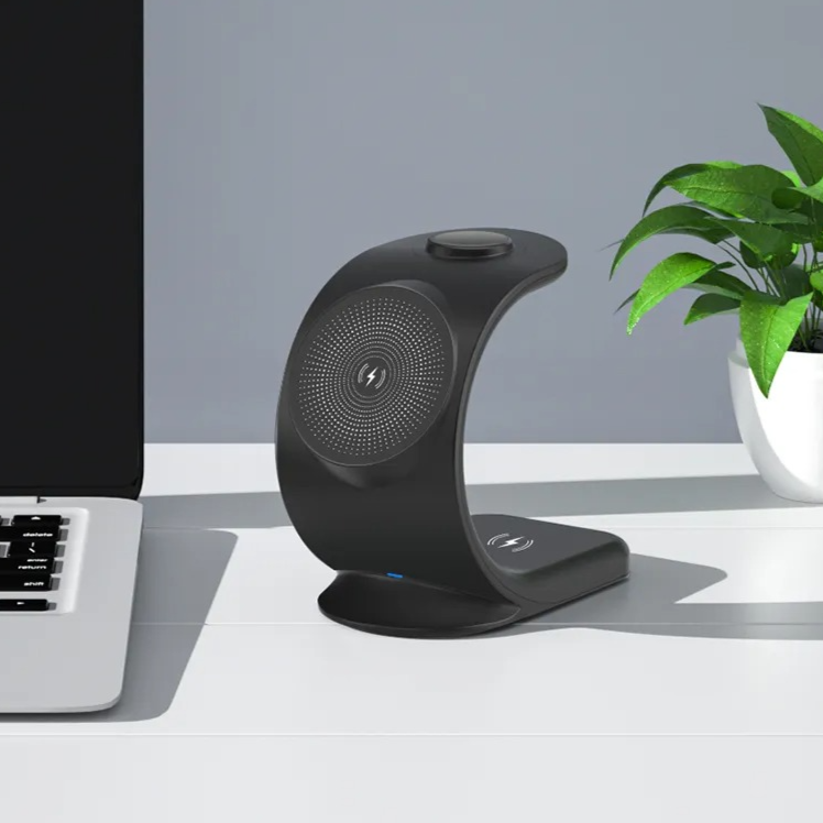 hubcurve, wireless charger, front view