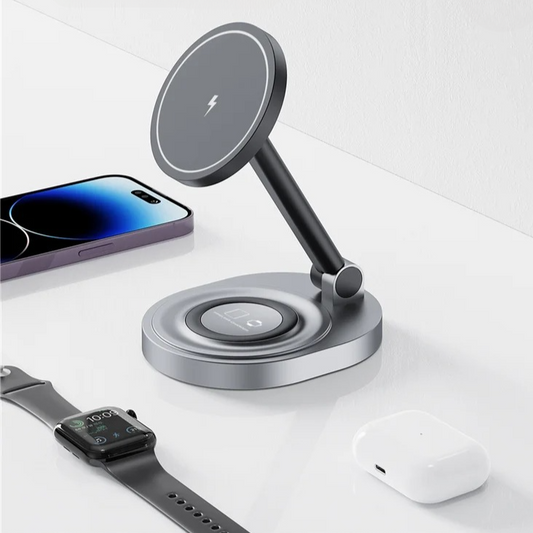 hub2, wireless charger, side view