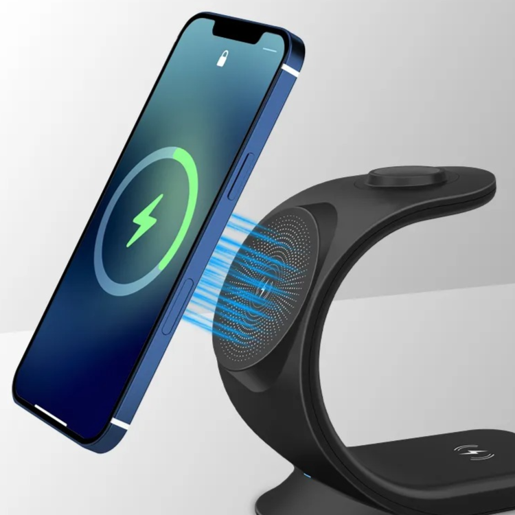 hubcurve, wireless charger, side view