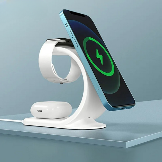 hubcurve, wireless charger, side view