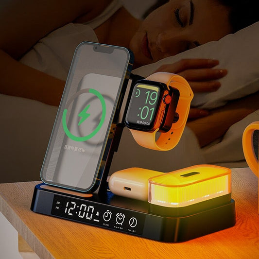 night boarder, wireless charger, front view